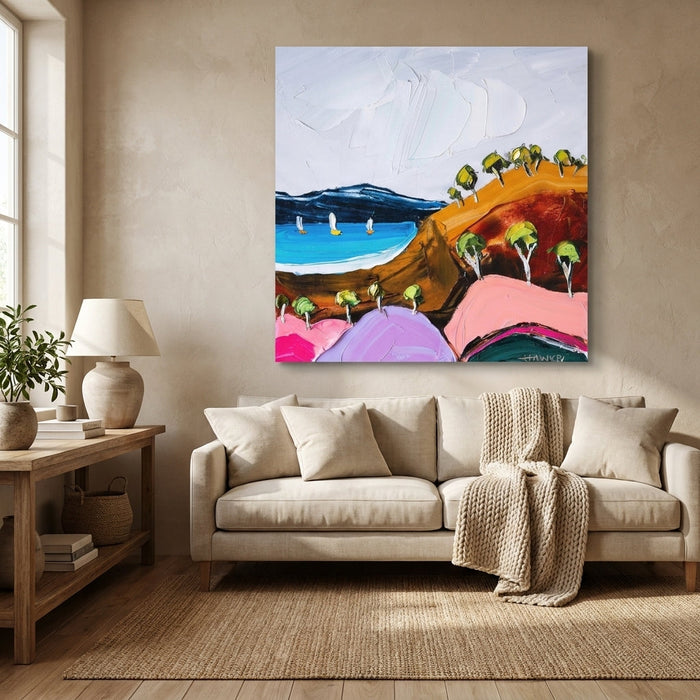 Adventure 2 By Angela Hawkey | Canvas Square Print