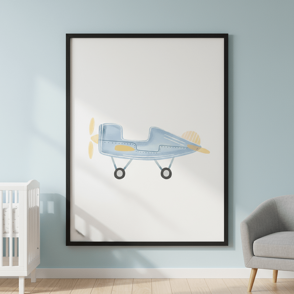 Airplane by Menina Lisboa wall - art - picture - poster