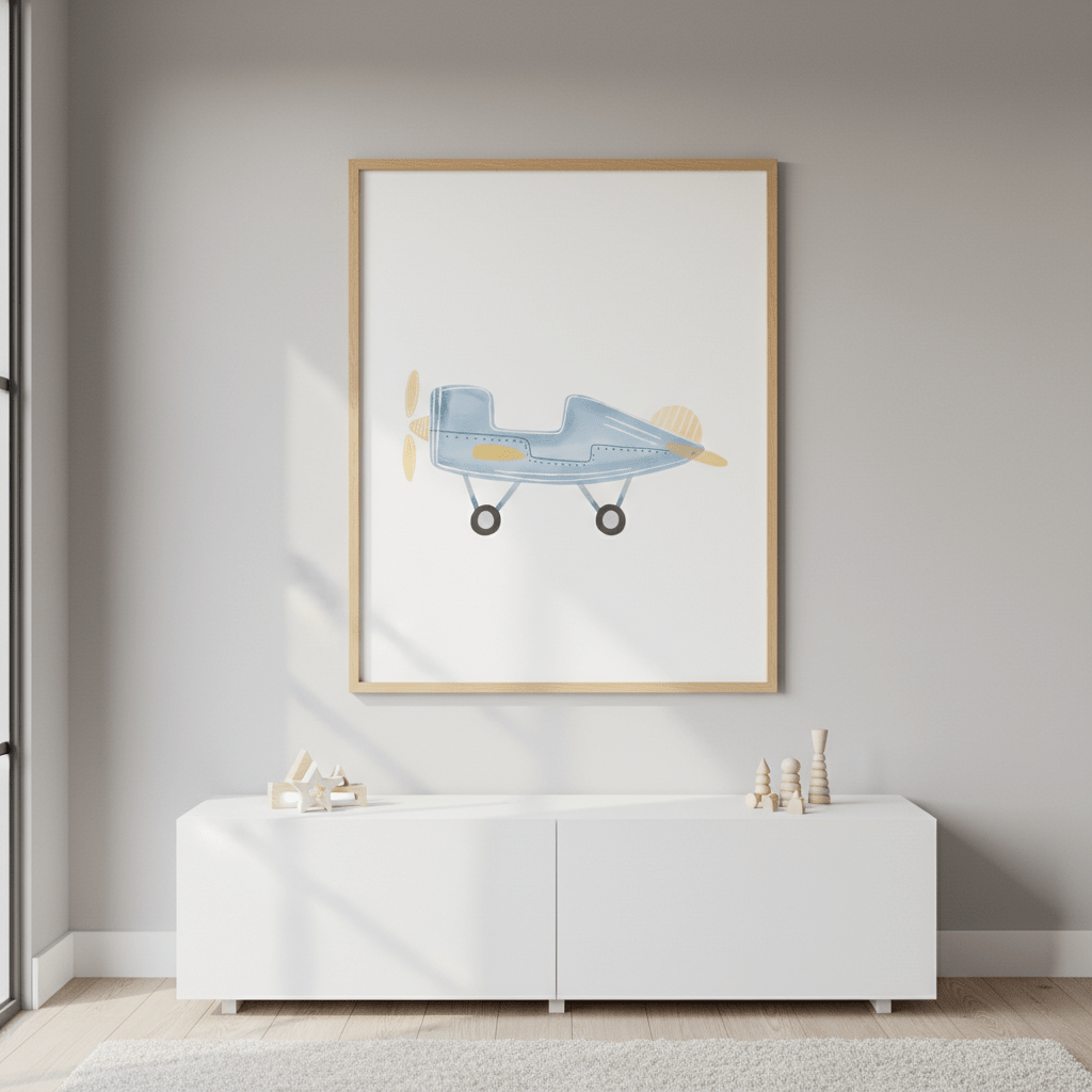 Airplane by Menina Lisboa wall - art - picture - poster