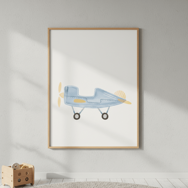 Airplane by Menina Lisboa | Art & Canvas Print