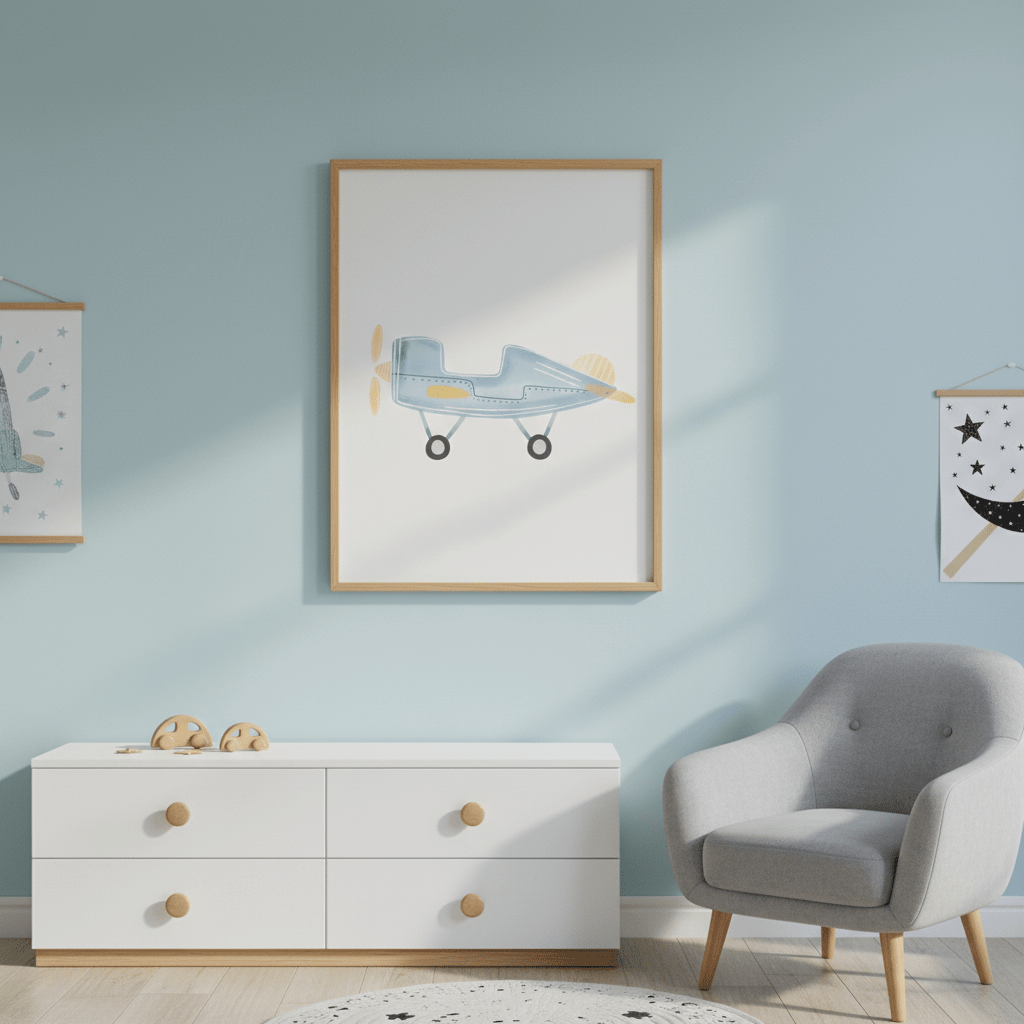 Airplane by Menina Lisboa wall - art - picture - poster