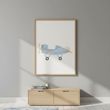 Airplane by Menina Lisboa wall - art - picture - poster