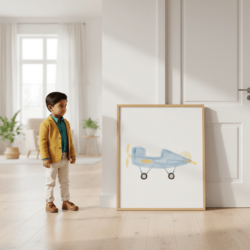 Airplane by Menina Lisboa wall - art - picture - poster