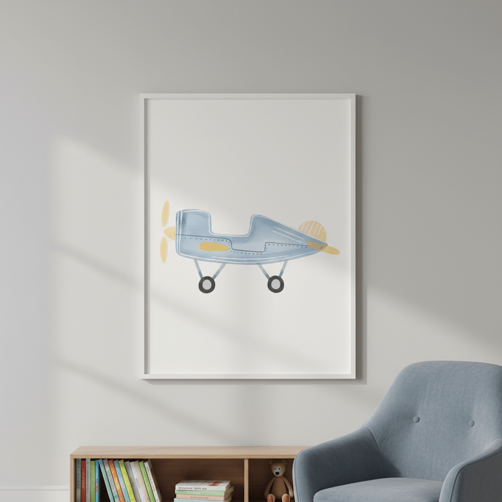 Airplane by Menina Lisboa wall - art - picture - poster