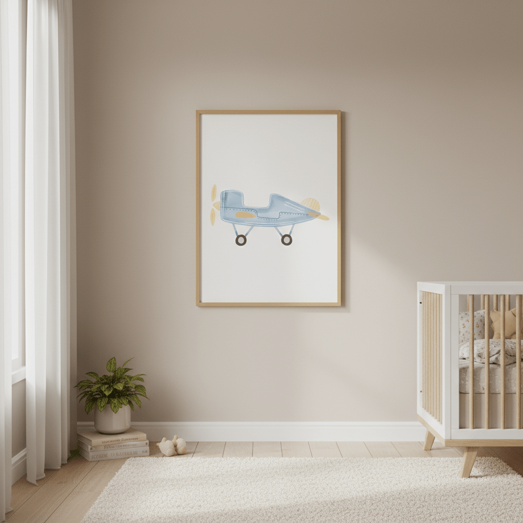 Airplane by Menina Lisboa wall - art - picture - poster