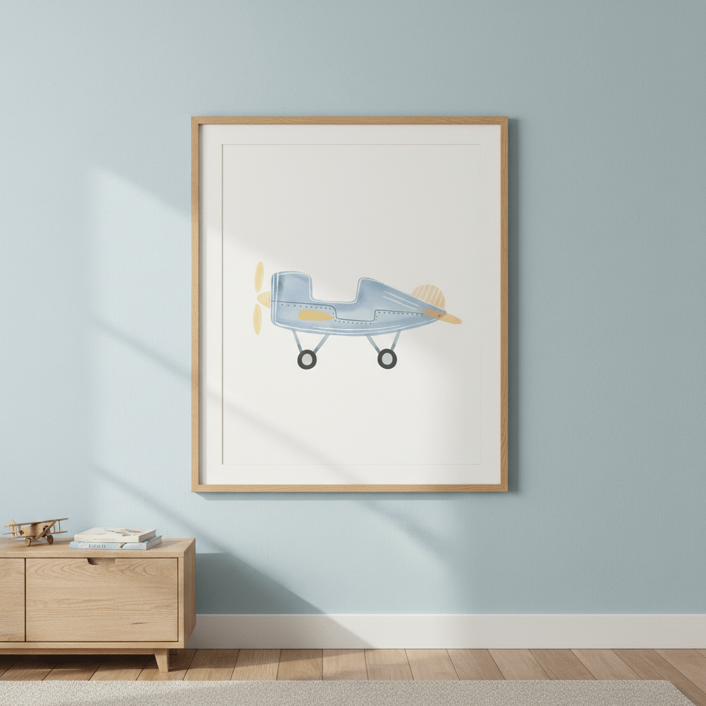 Airplane by Menina Lisboa wall - art - picture - poster