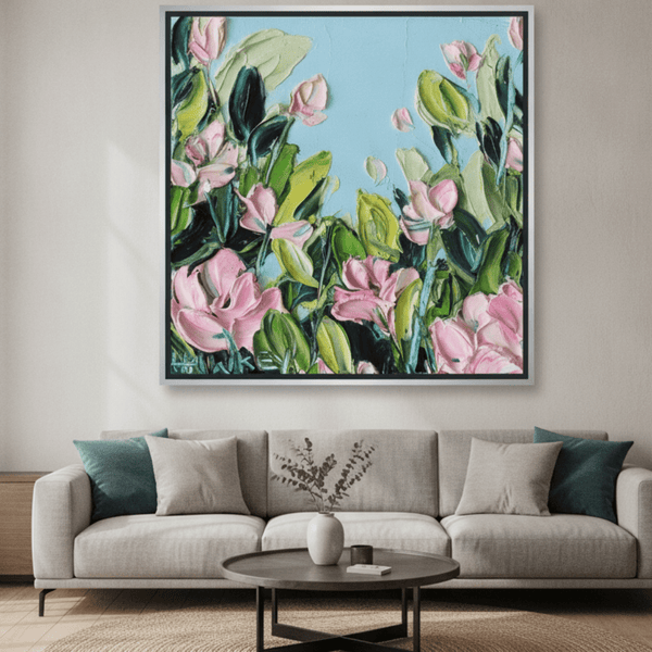 Alice In Wonderland By Angela Hawkey | Canvas Square Print