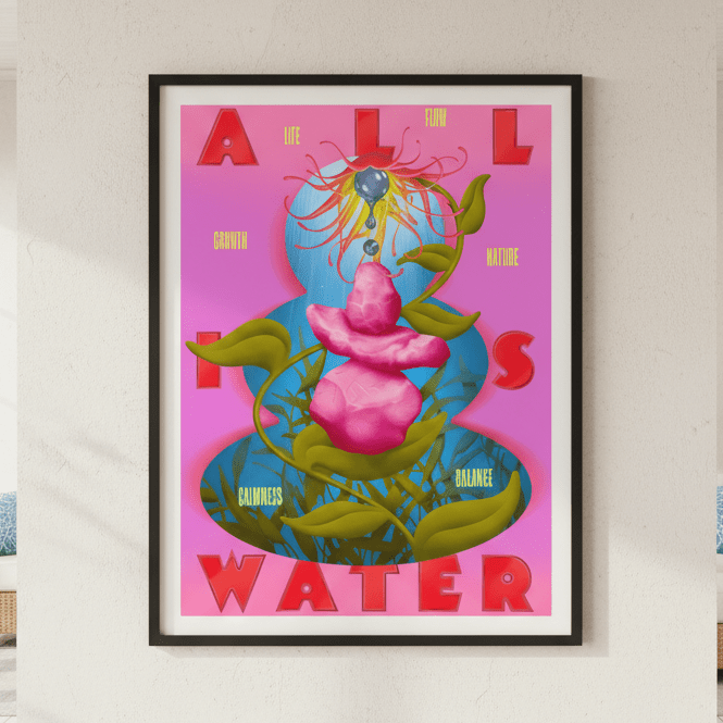 All is Water by Itamar Makover wall - art - picture - poster