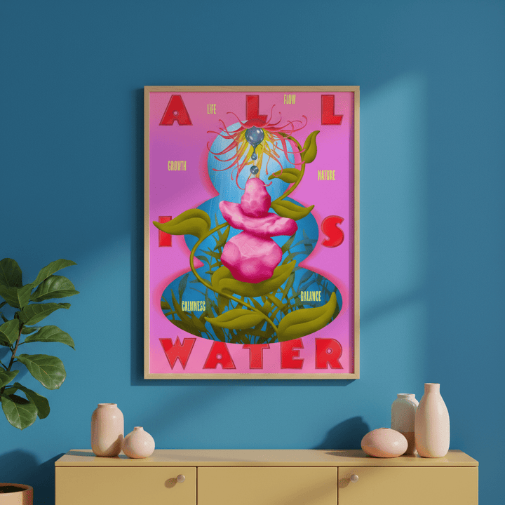 All is Water by Itamar Makover wall - art - picture - poster
