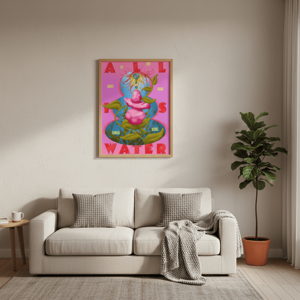 All is Water by Itamar Makover wall - art - picture - poster