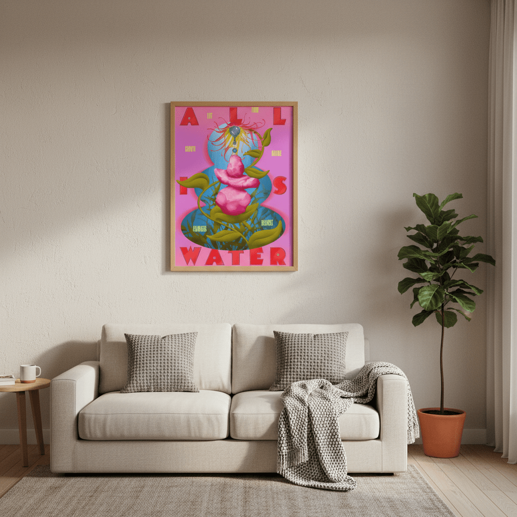 All is Water by Itamar Makover wall - art - picture - poster