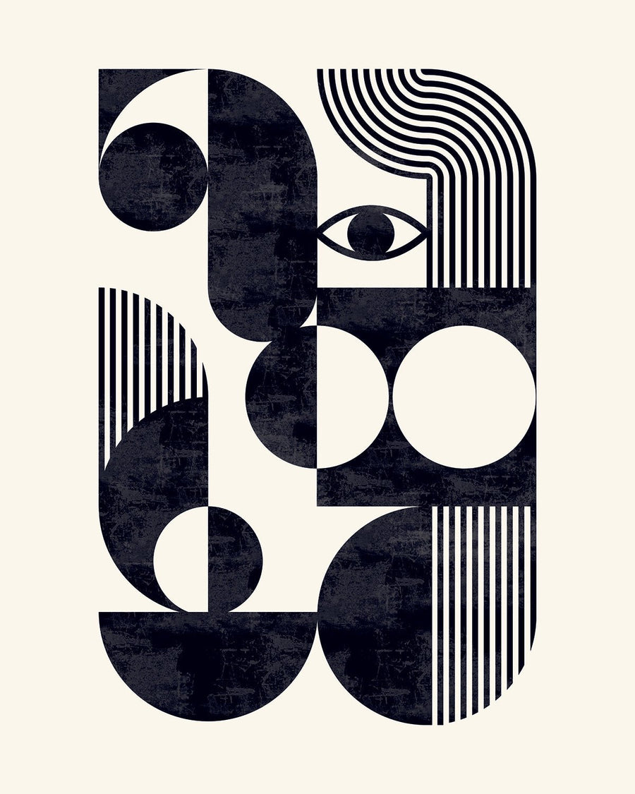 All Seeing Eye Abstract Portrait by Maison Bootsy