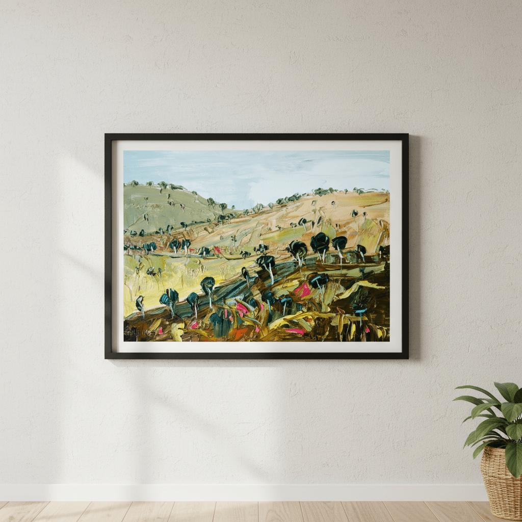All the Meadows by Angela Hawkey wall - art - picture - poster