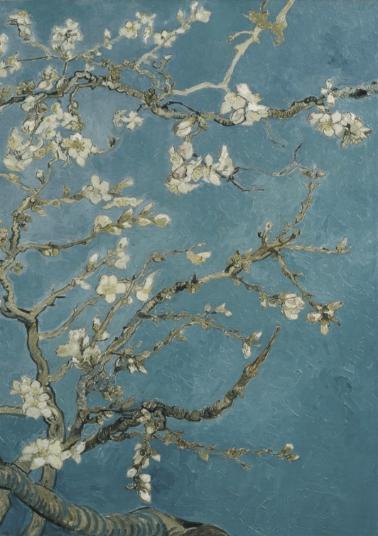 Almond Blossoms III Wall Art by Vincent van Gogh
