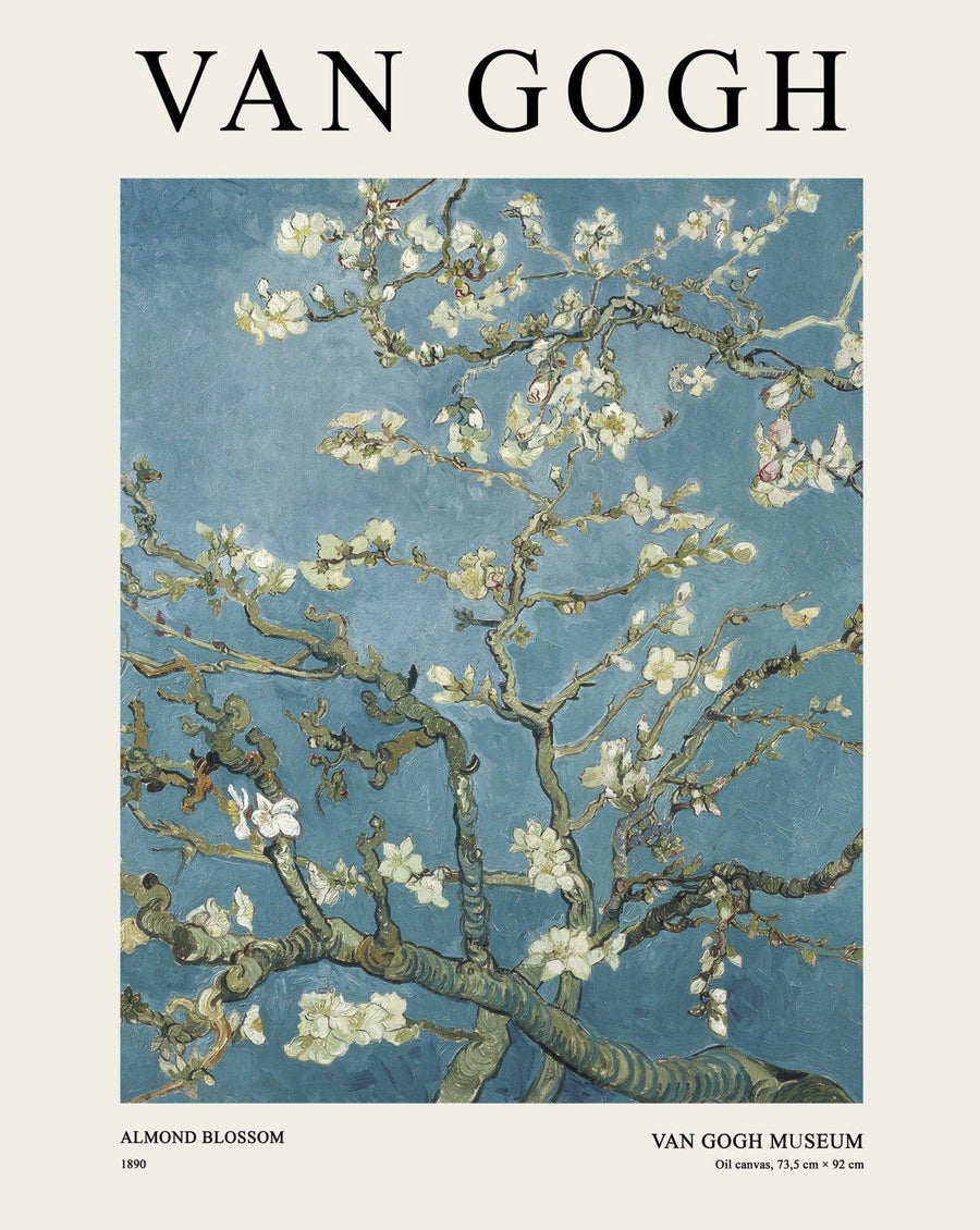 Almond Blossoms Wall Art by Vincent van Gogh