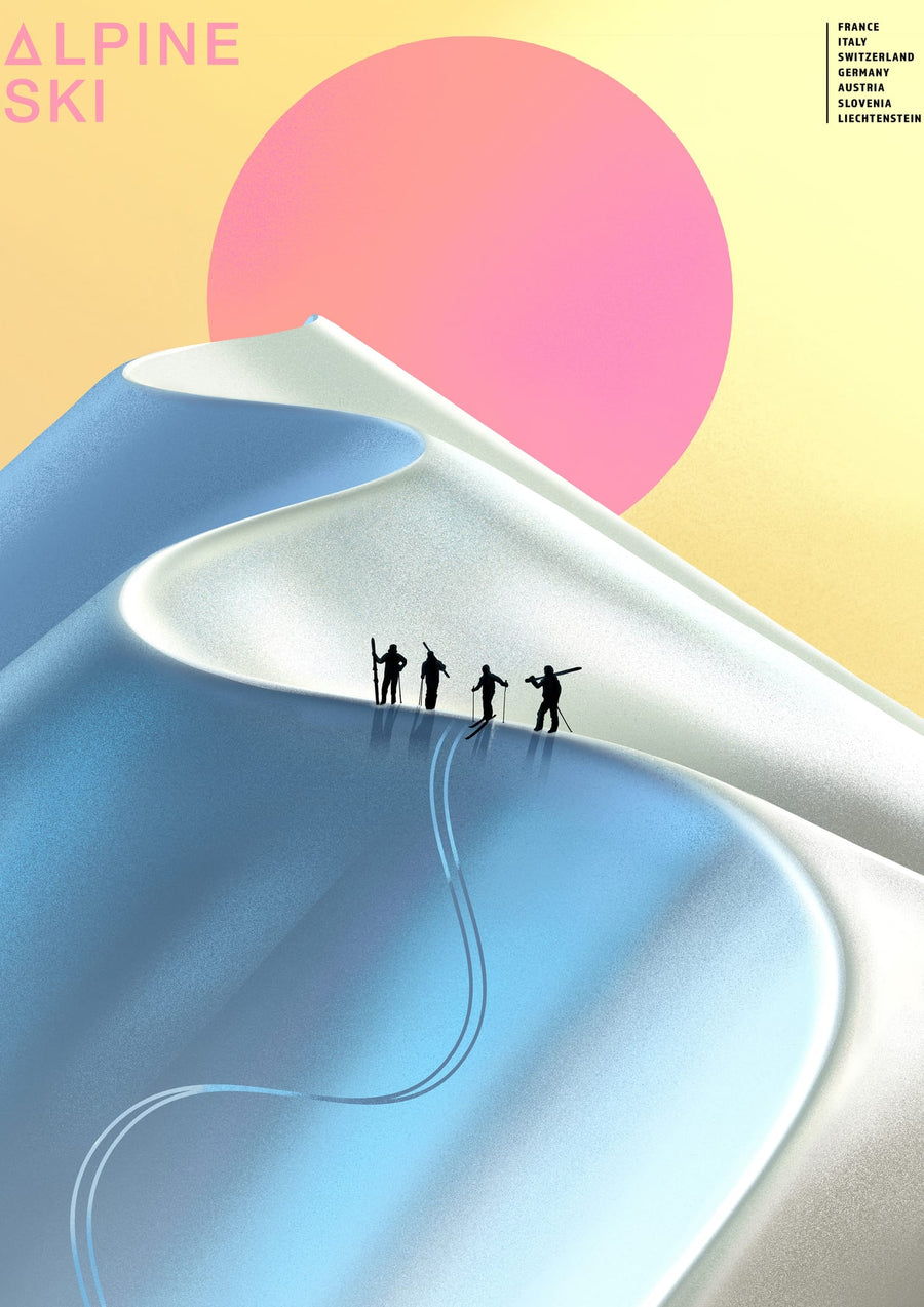 Alpine Ski By Mark Harrison