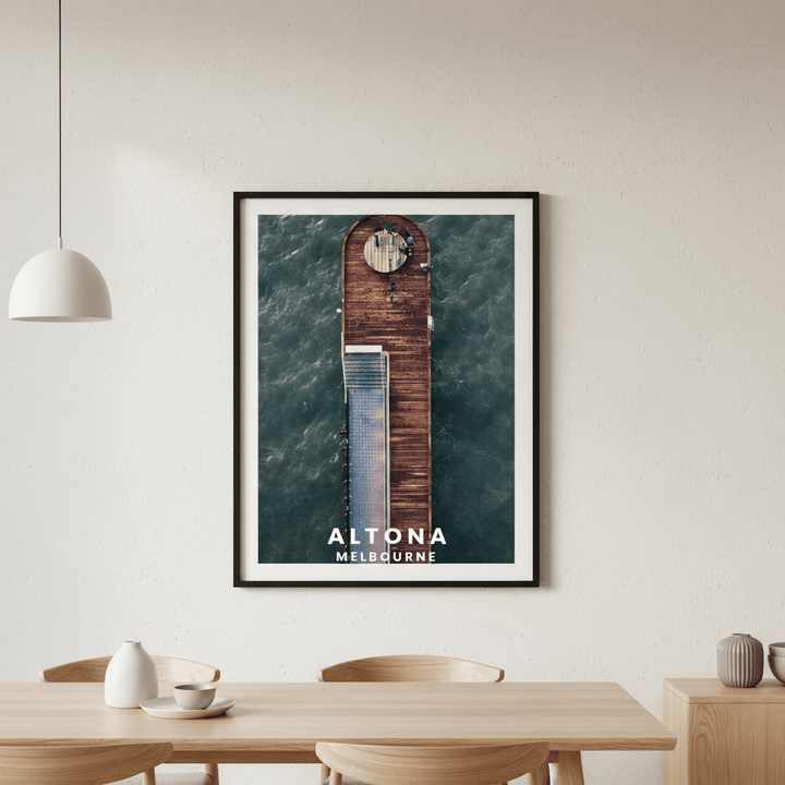 Altona Pier Travel Poster, Melbourne by L10 wall - art - picture - poster