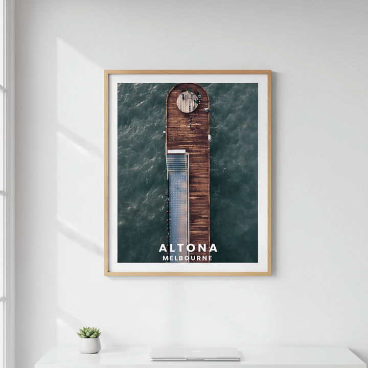 Altona Pier Travel Poster, Melbourne by L10 wall - art - picture - poster
