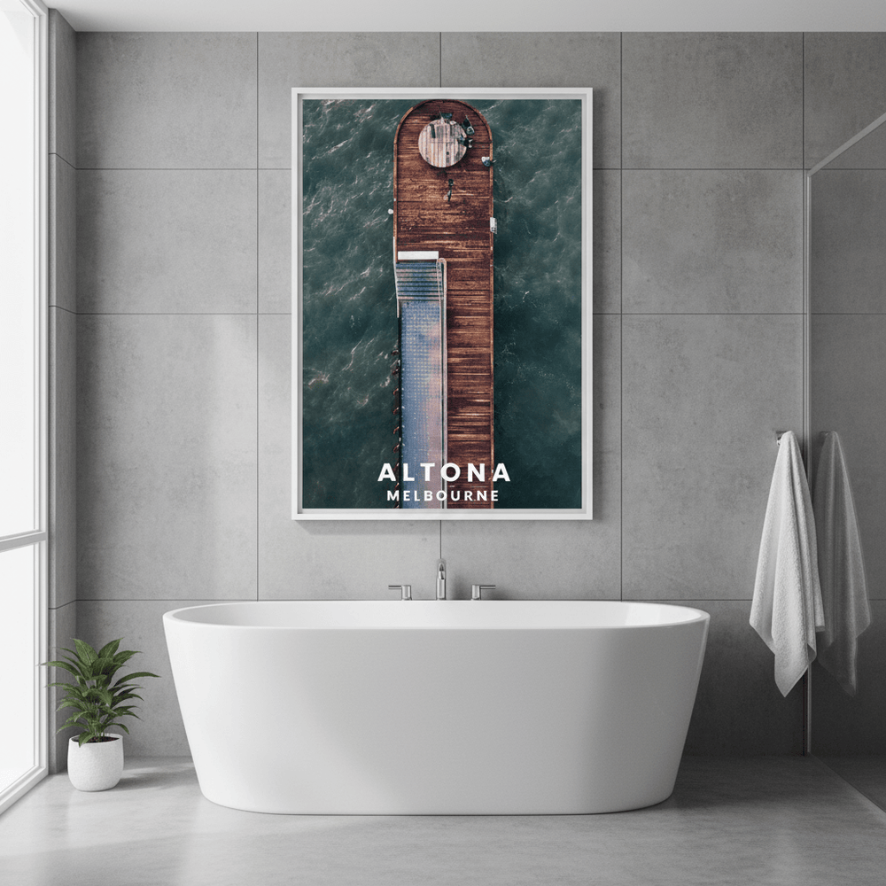 Altona Pier Travel Poster, Melbourne by L10 wall - art - picture - poster