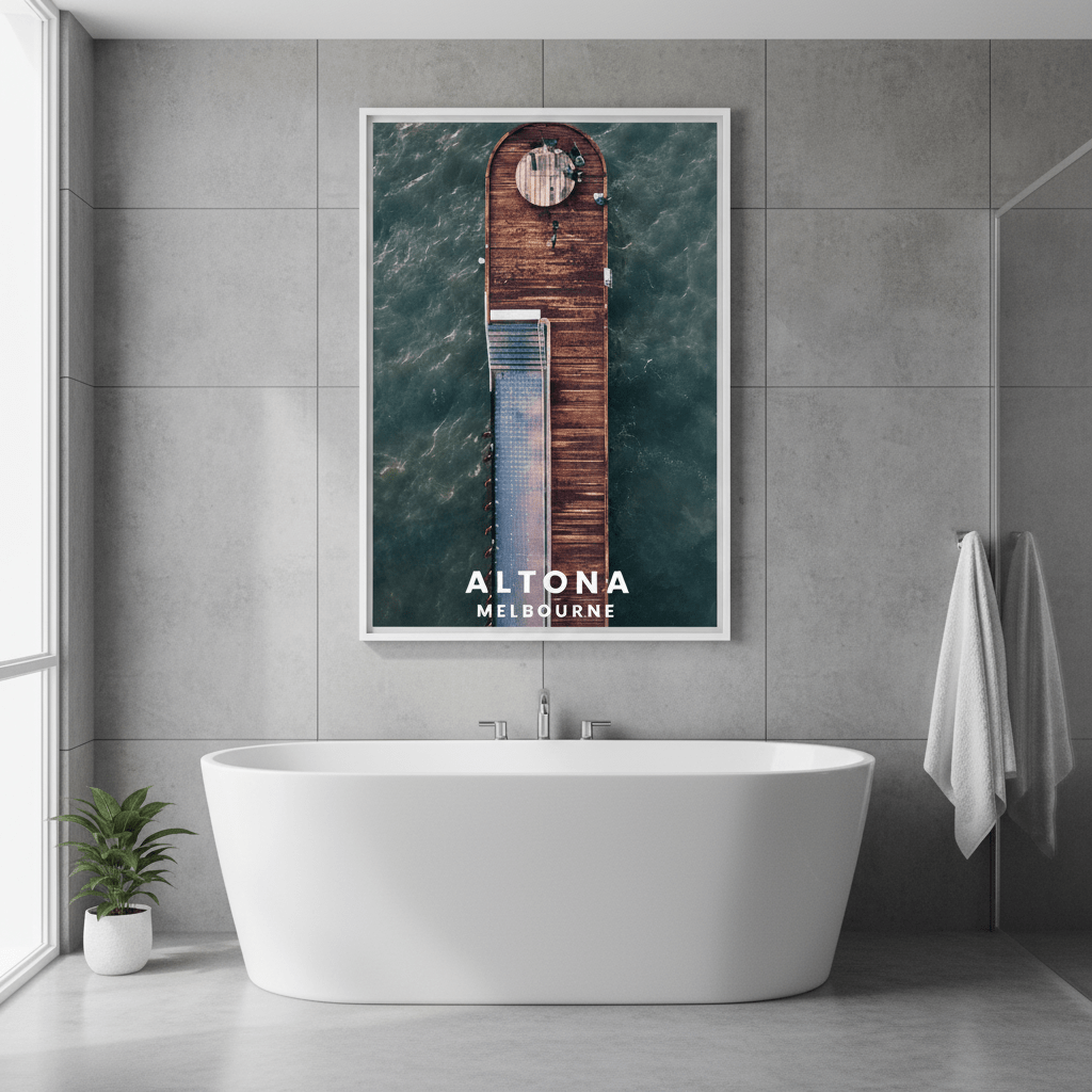 Altona Pier Travel Poster, Melbourne by L10 wall - art - picture - poster