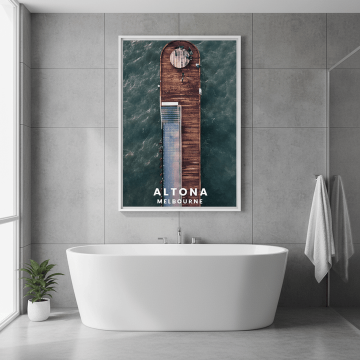 Altona Pier Travel Poster, Melbourne by L10 wall - art - picture - poster