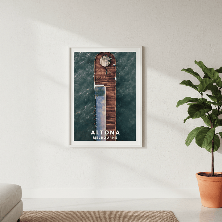 Altona Pier Travel Poster, Melbourne by L10 wall - art - picture - poster