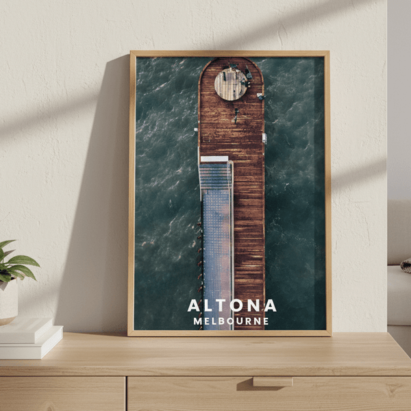 Altona Pier Travel Poster, Melbourne by L10