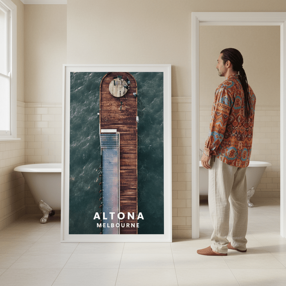 Altona Pier Travel Poster, Melbourne by L10 wall - art - picture - poster