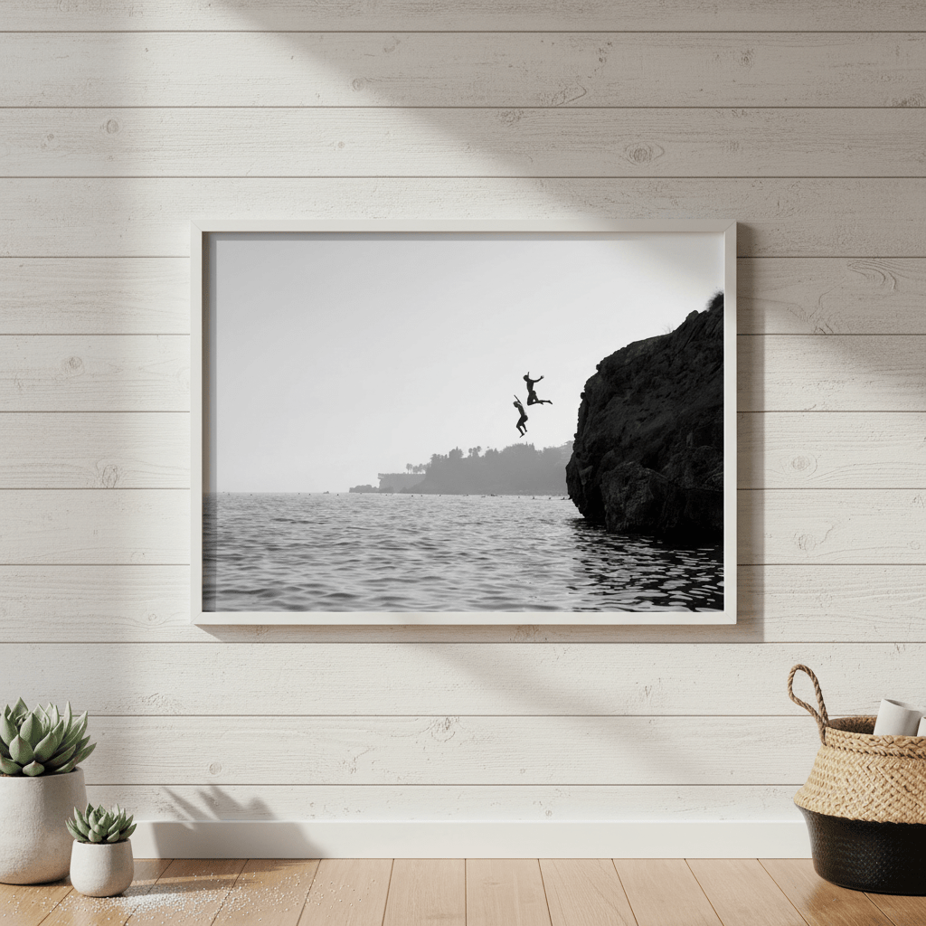 Amalfi Cliff Diving wall - art - picture - poster