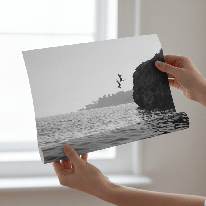 Amalfi Cliff Diving wall - art - picture - poster