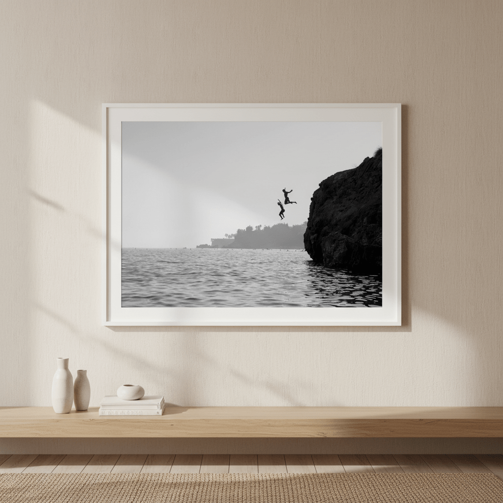 Amalfi Cliff Diving wall - art - picture - poster