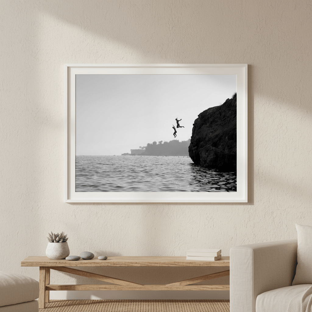 Amalfi Cliff Diving wall - art - picture - poster