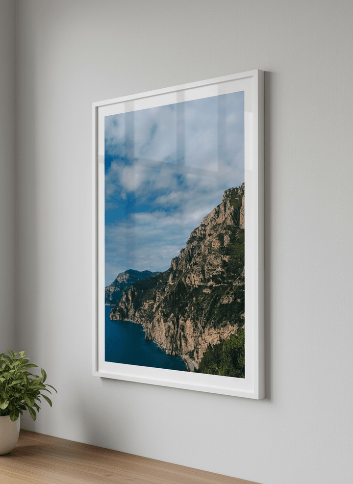 Contemporary wall art featured in a bright modern office workspace