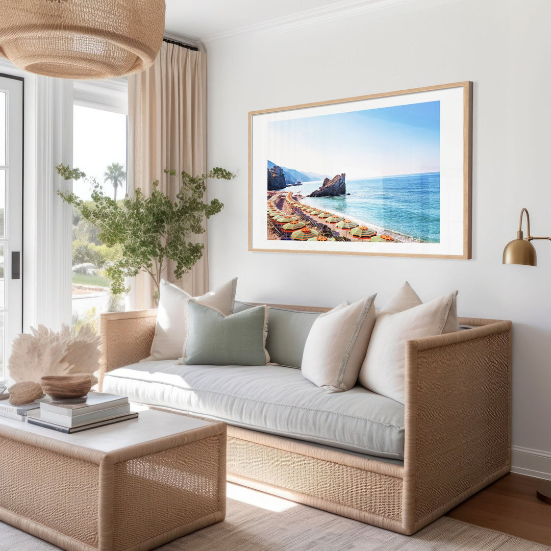 Amalfi Coast Italy Mediterranean Landscape II Wall Art - Style My Wall