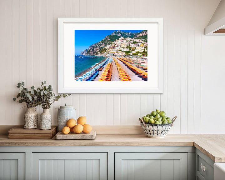 Amalfi Coast Italy Mediterranean Landscape Wall Art - Style My Wall