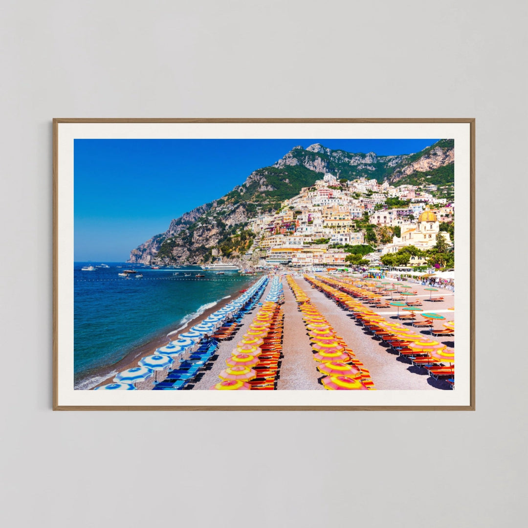 Amalfi Coast Italy Mediterranean Landscape Wall Art - Style My Wall