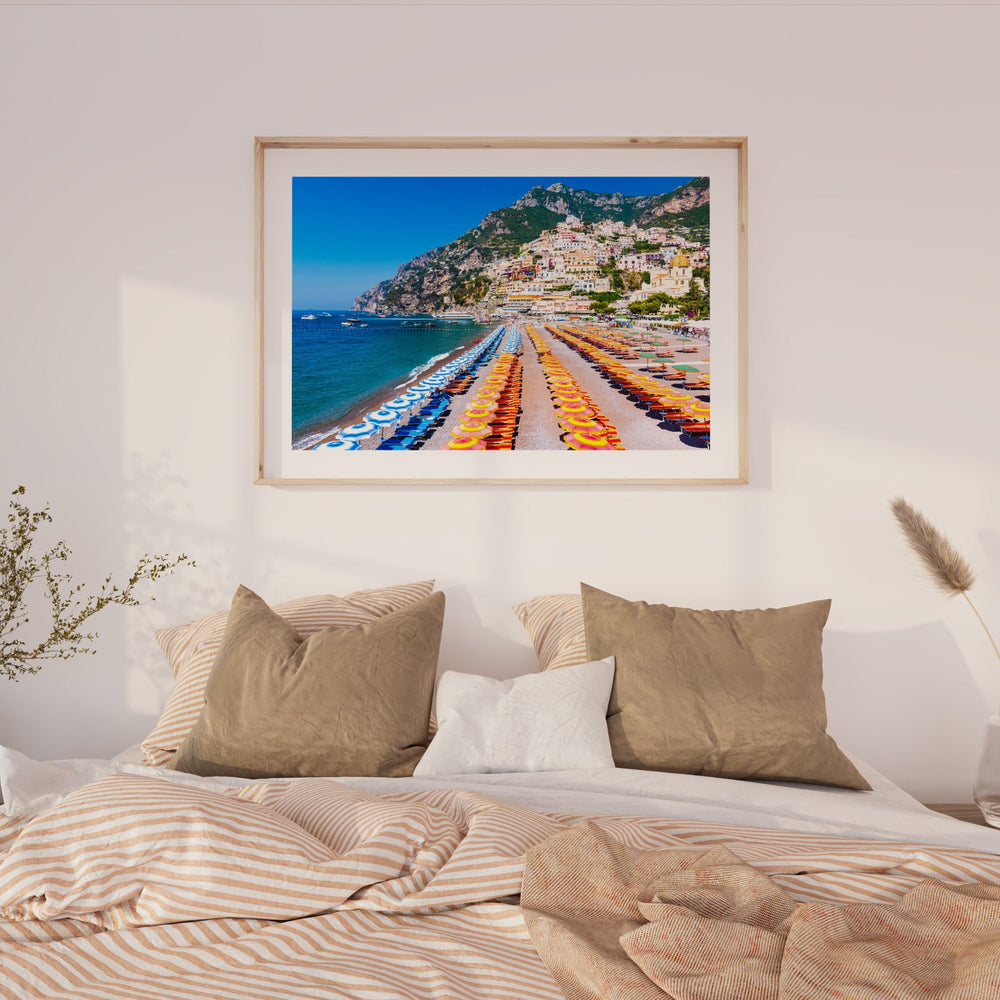 Amalfi Coast Italy Mediterranean Landscape Wall Art - Style My Wall