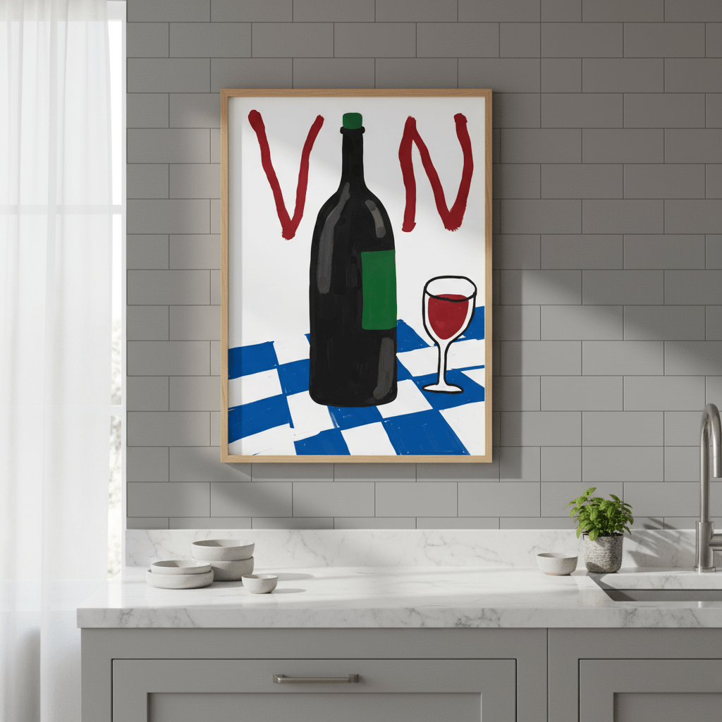 Amalfi Vino Lunch by Charlotte Duval wall - art - picture - poster