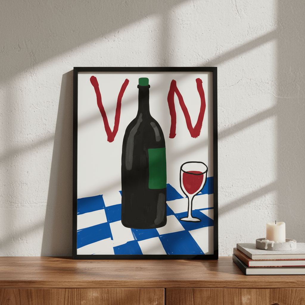 Amalfi Vino Lunch by Charlotte Duval wall - art - picture - poster