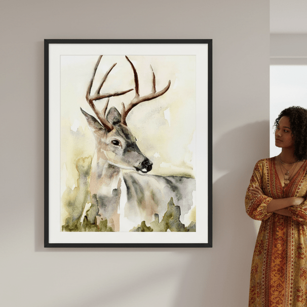 Amber Deer by Meredith O'Neal wall - art - picture - poster