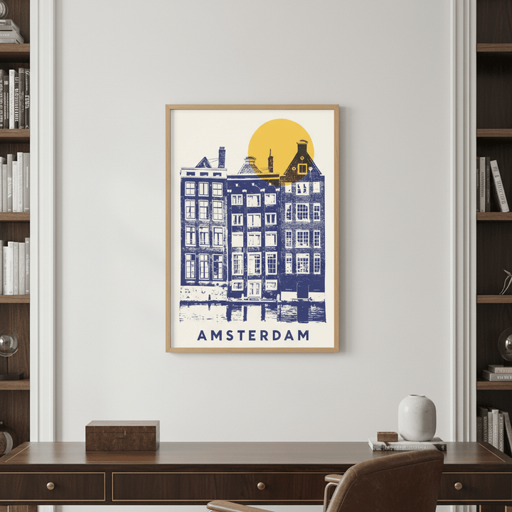 Amsterdam by Florent Bodart wall - art - picture - poster