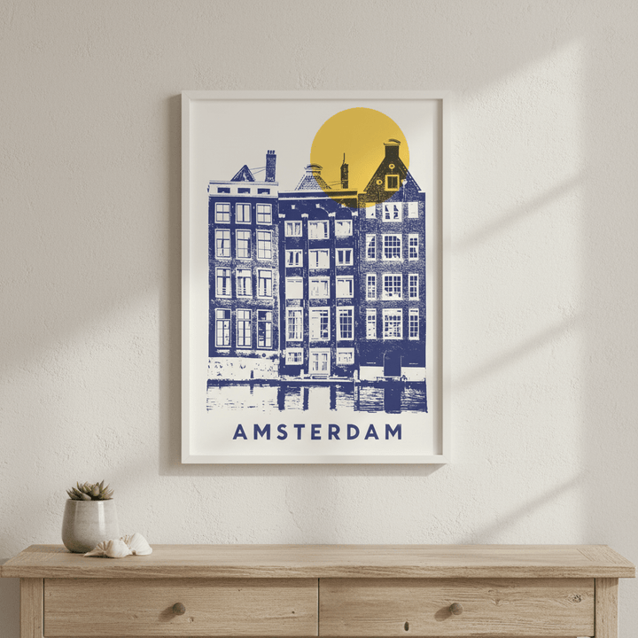 Amsterdam by Florent Bodart wall - art - picture - poster