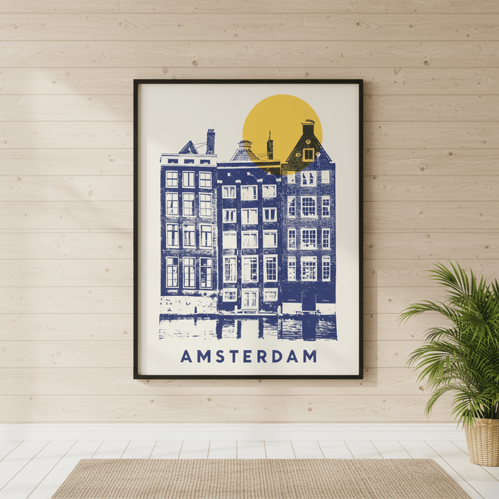 Amsterdam by Florent Bodart wall - art - picture - poster
