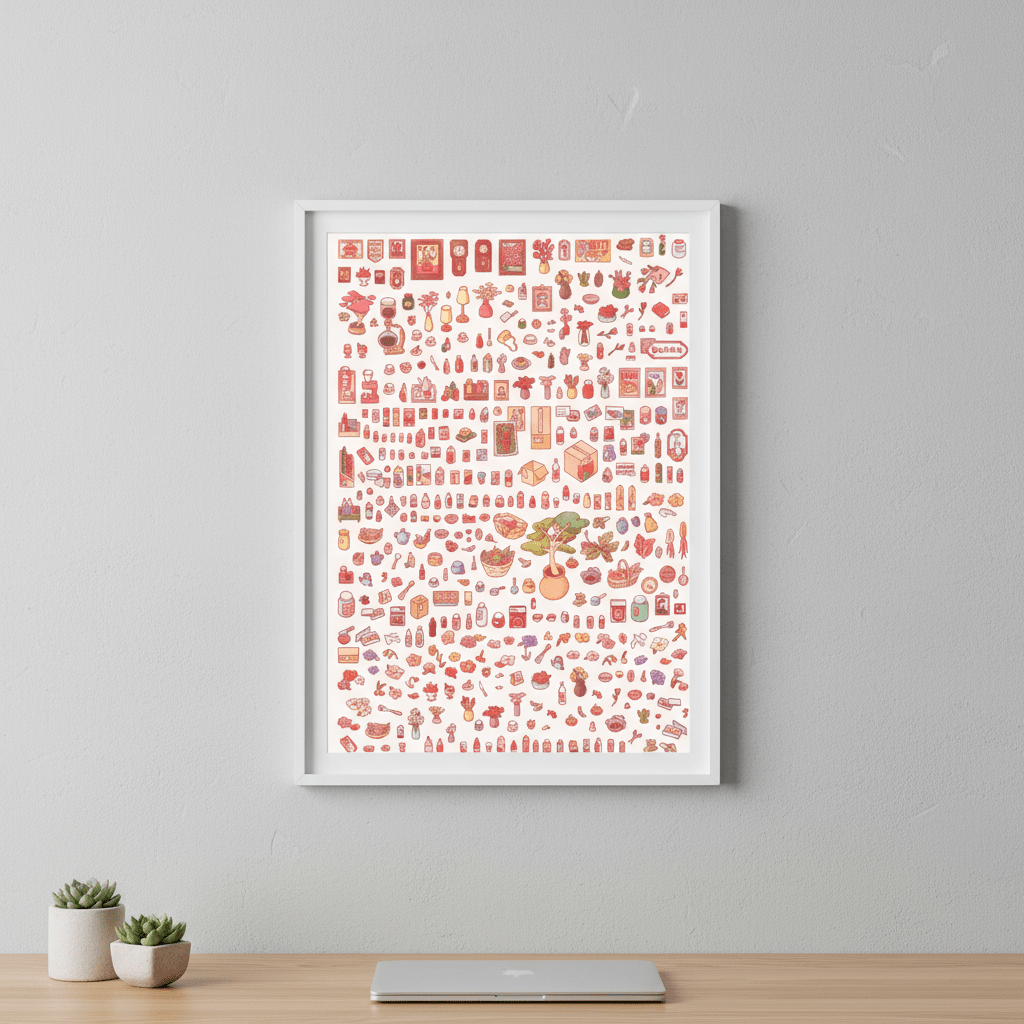 An Insatiable Love for Things by Lauren Ly wall - art - picture - poster