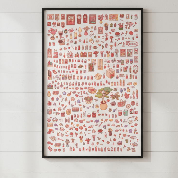 An Insatiable Love for Things by Lauren Ly wall - art - picture - poster