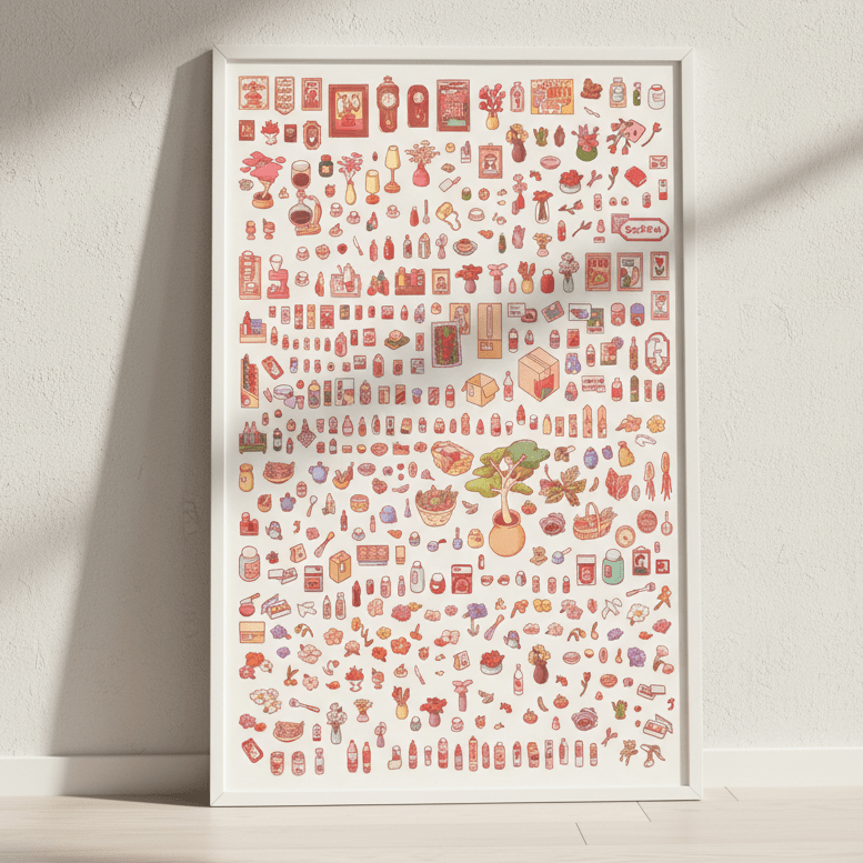 An Insatiable Love for Things by Lauren Ly wall - art - picture - poster
