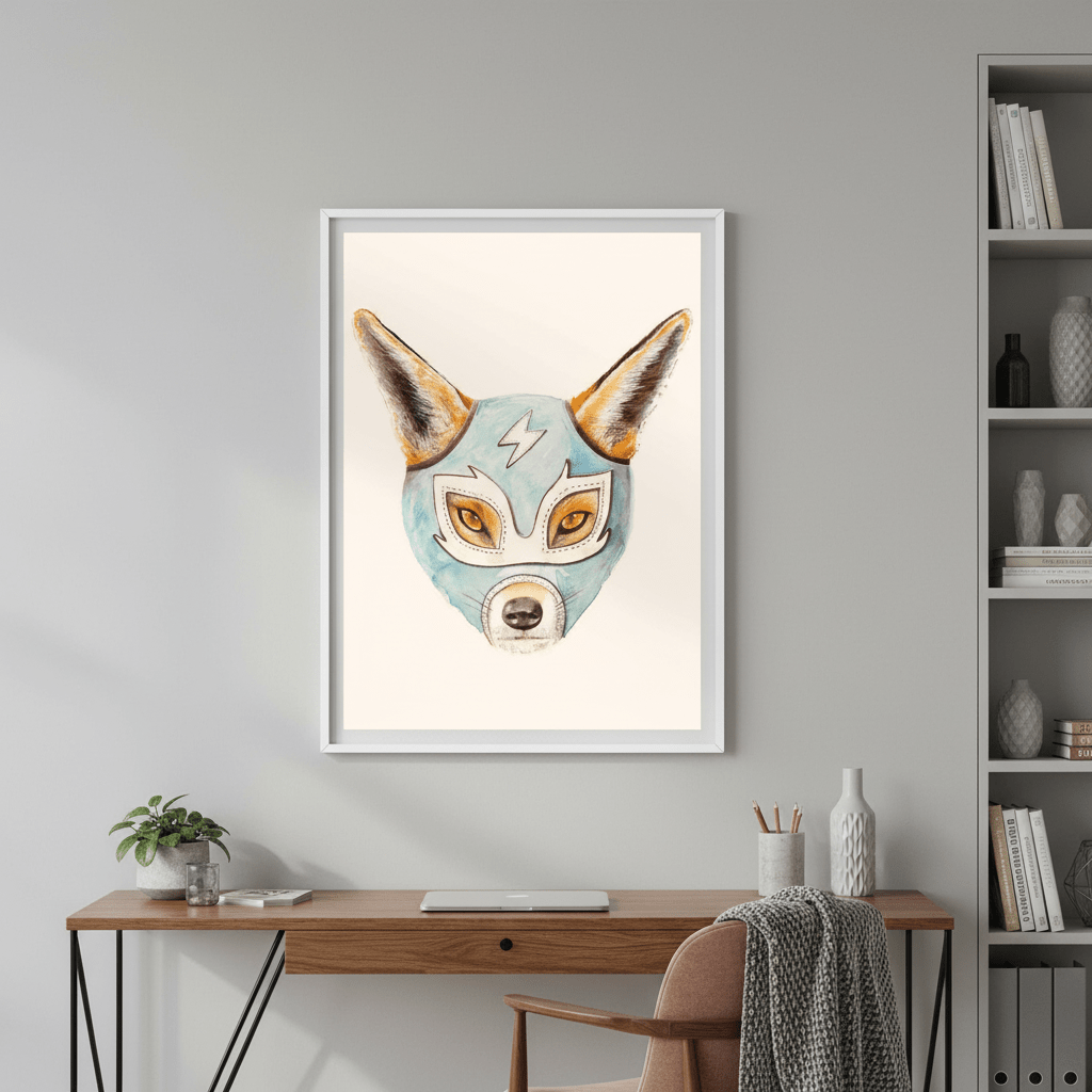 Andrew Fox Wrestler by Florent Bodart wall - art - picture - poster
