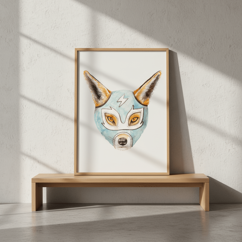 Andrew Fox Wrestler by Florent Bodart wall - art - picture - poster