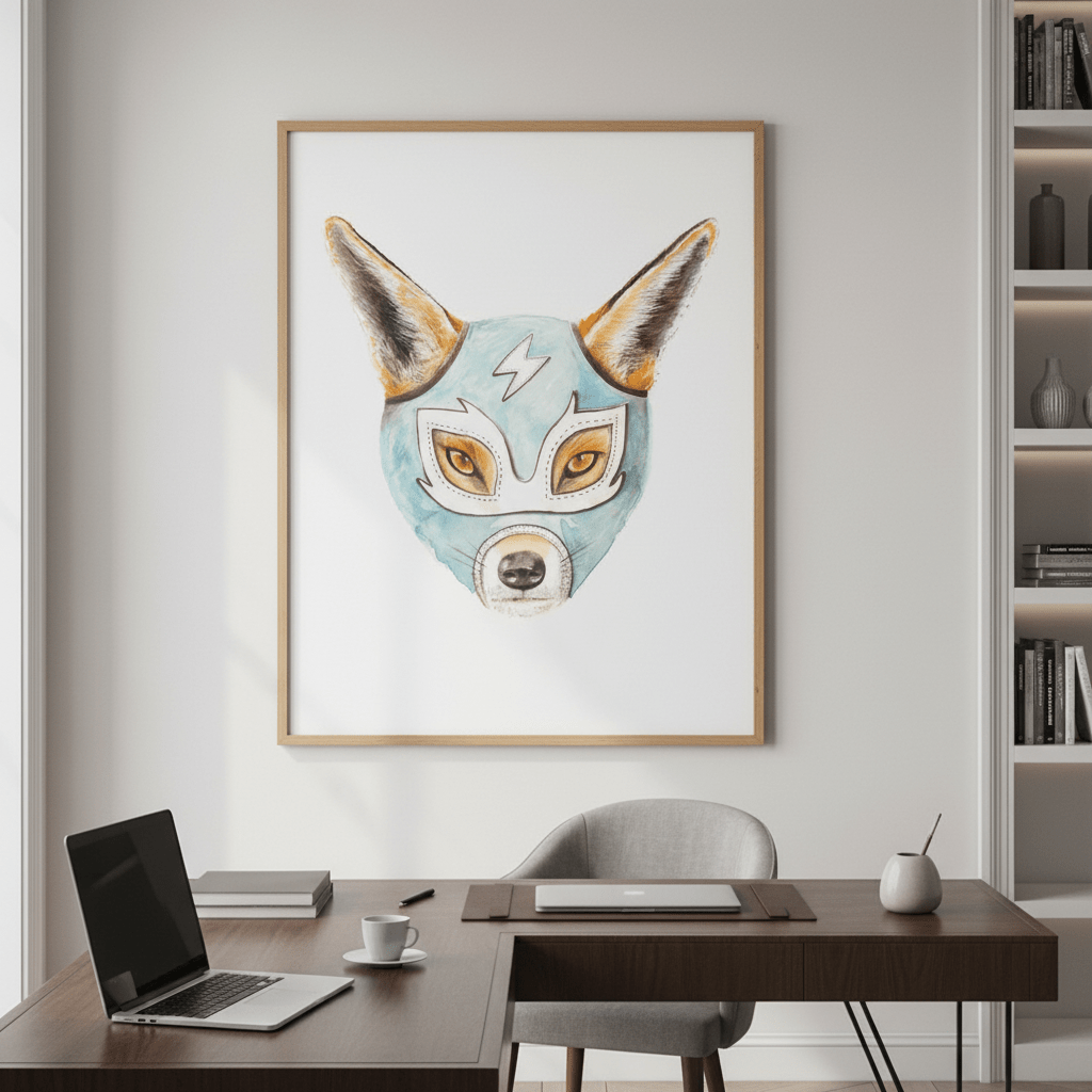 Andrew Fox Wrestler by Florent Bodart wall - art - picture - poster