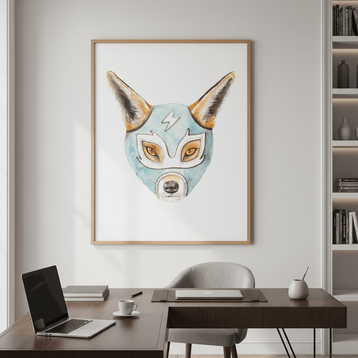 Andrew Fox Wrestler by Florent Bodart wall - art - picture - poster